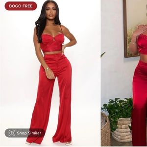 Fashion Nova Crop Set
